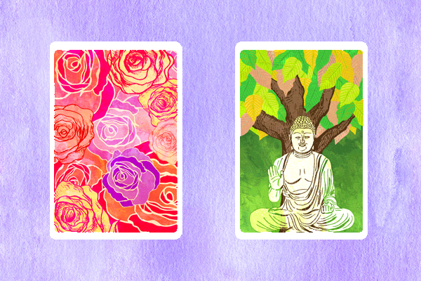 탄트리즘의 세계 “다키니 카드” 27화 52번 THE ROSE GARDEN  53번 TREE SPIRIT/YAKSHI